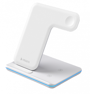 Беспроводная зарядная станция Deppa 3 в 1 Neo 20W