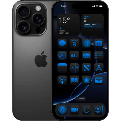 Смартфон Apple iPhone 16 Pro 256 ГБ черный титан